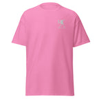 Embroidered White Flower Thrower T shirt - Azalea