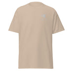 Embroidered White Flower Thrower T shirt - Sand
