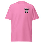 Embroidered Shooting Panda T shirt - Azalea