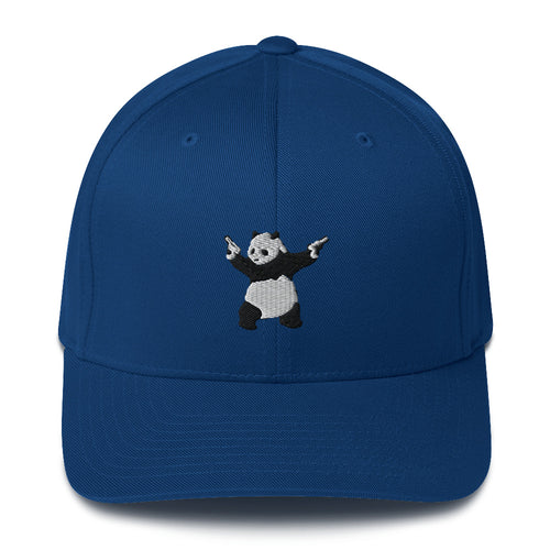 Embroidered Shooting Panda Baseball cap