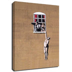 Banksy Canvas Print - Hanging Man
