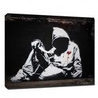 Banksy Canvas Print - Hoodie
