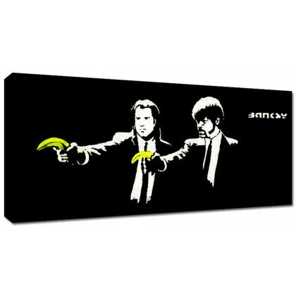 Banksy Canvas Print - Pulp Fiction
