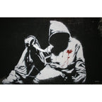 Banksy Canvas Print - Hoodie