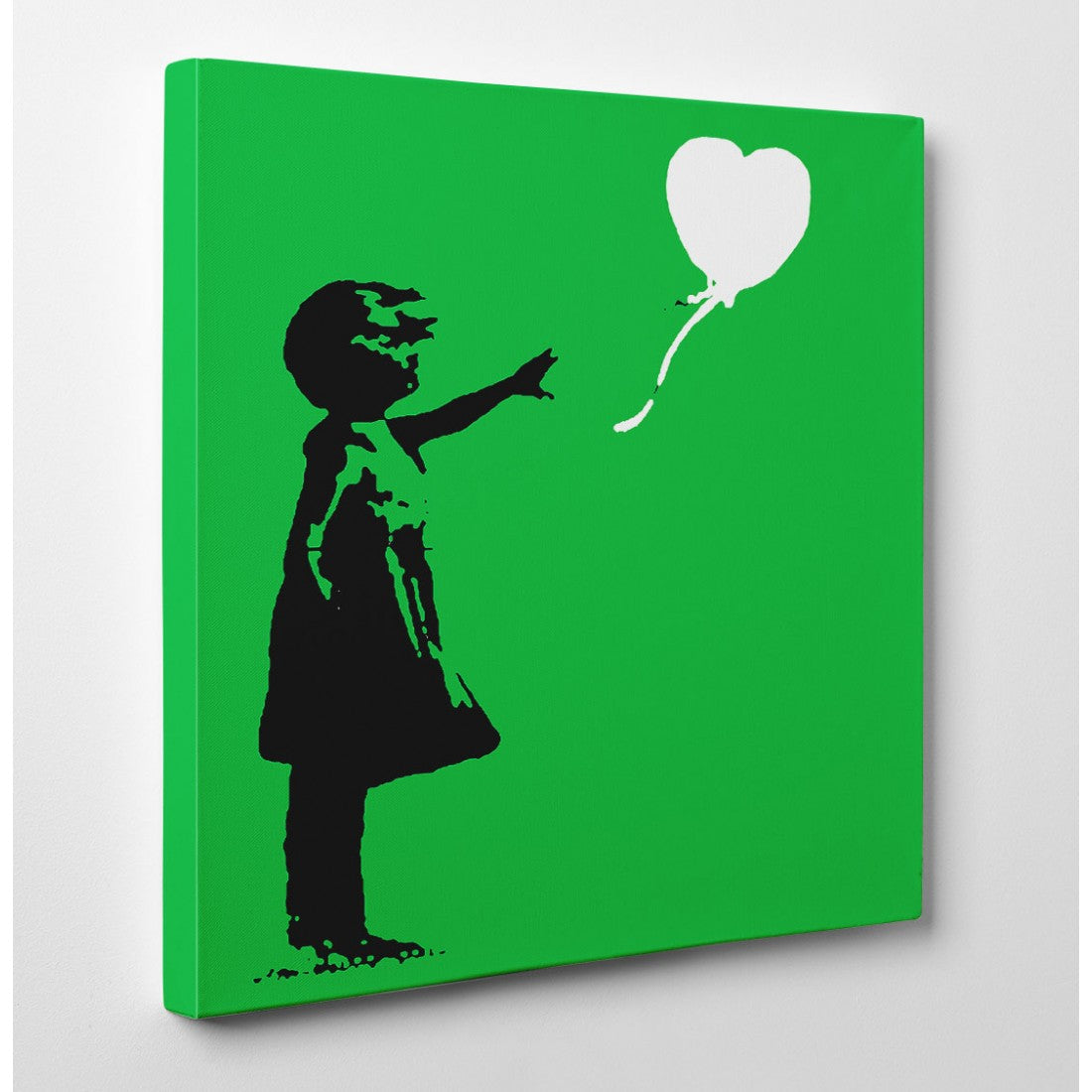 Banksy Canvas Print Square - Balloon Girl