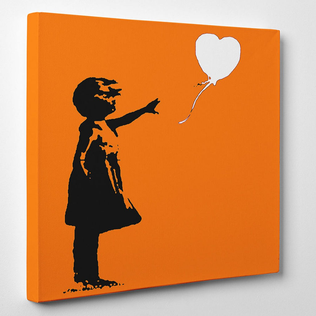 Banksy Canvas Print Square - Balloon Girl