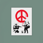 Banksy Canvas Print - CND Soldiers
