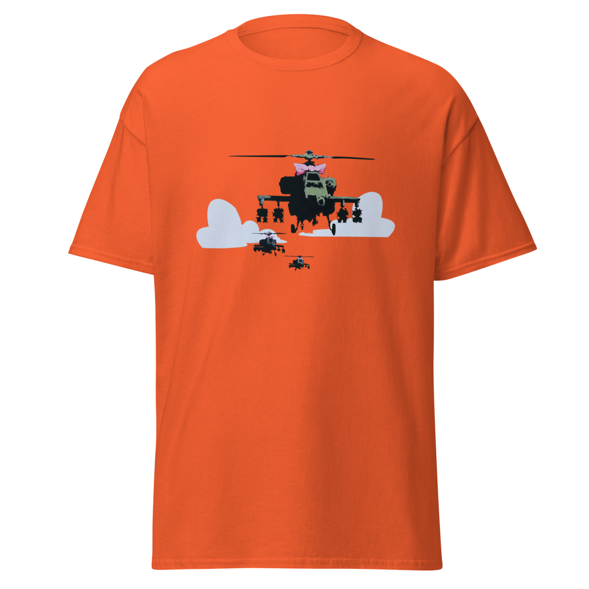Apache Helicopter - Orange
