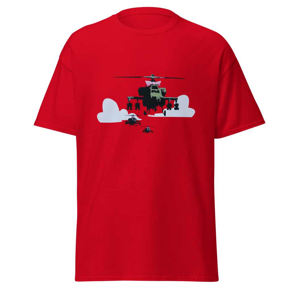 Apache Helicopter - Red
