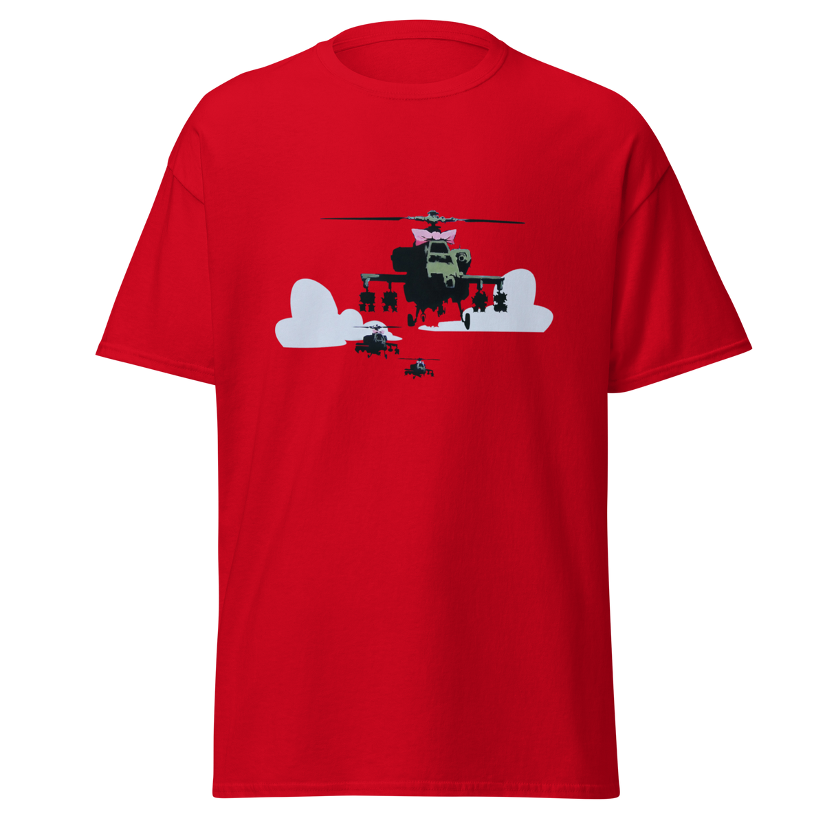 Apache Helicopter - Red