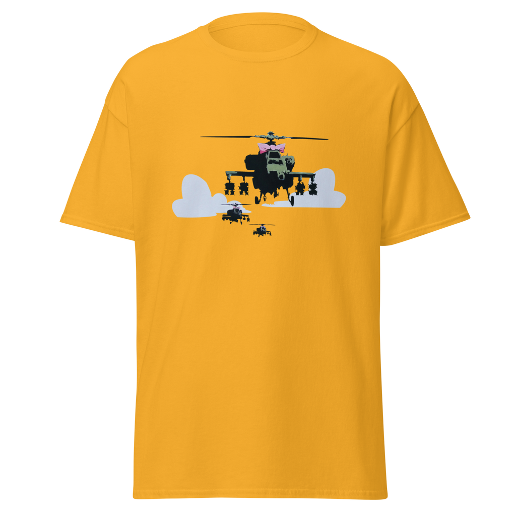 Apache Helicopter - Yellow