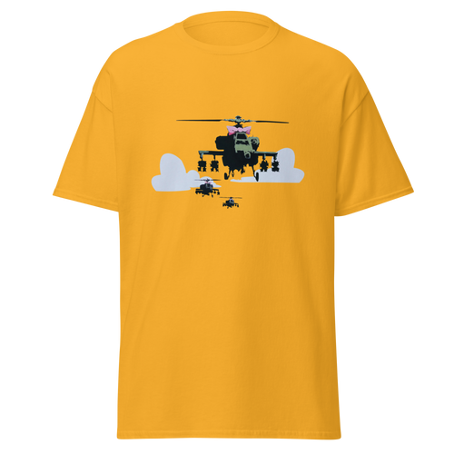Apache Helicopter - Yellow