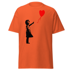 Balloon Girl T Shirt - Orange