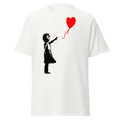 Balloon Girl T Shirt - White