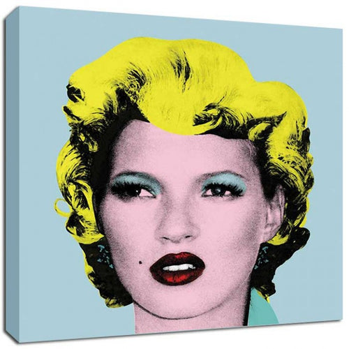 Banksy Canvas Print - Kate Moss