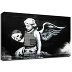 Banksy Canvas Print - Cherub