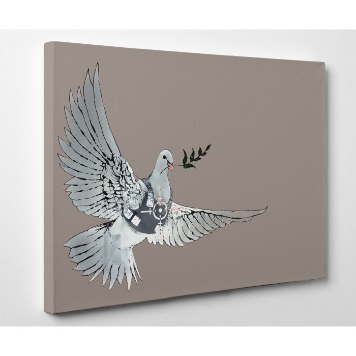 Banksy Canvas Print - Dove of Peace