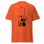 Banksy Go Back To Bed T Shirts - Orange