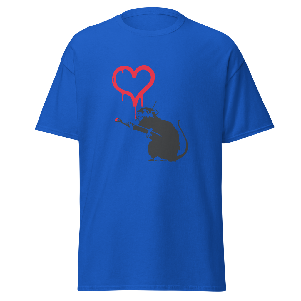 Banksy Love Rat - Royal Blue