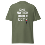 Banksy One Nation Under CCTV T Shirts - Military Green