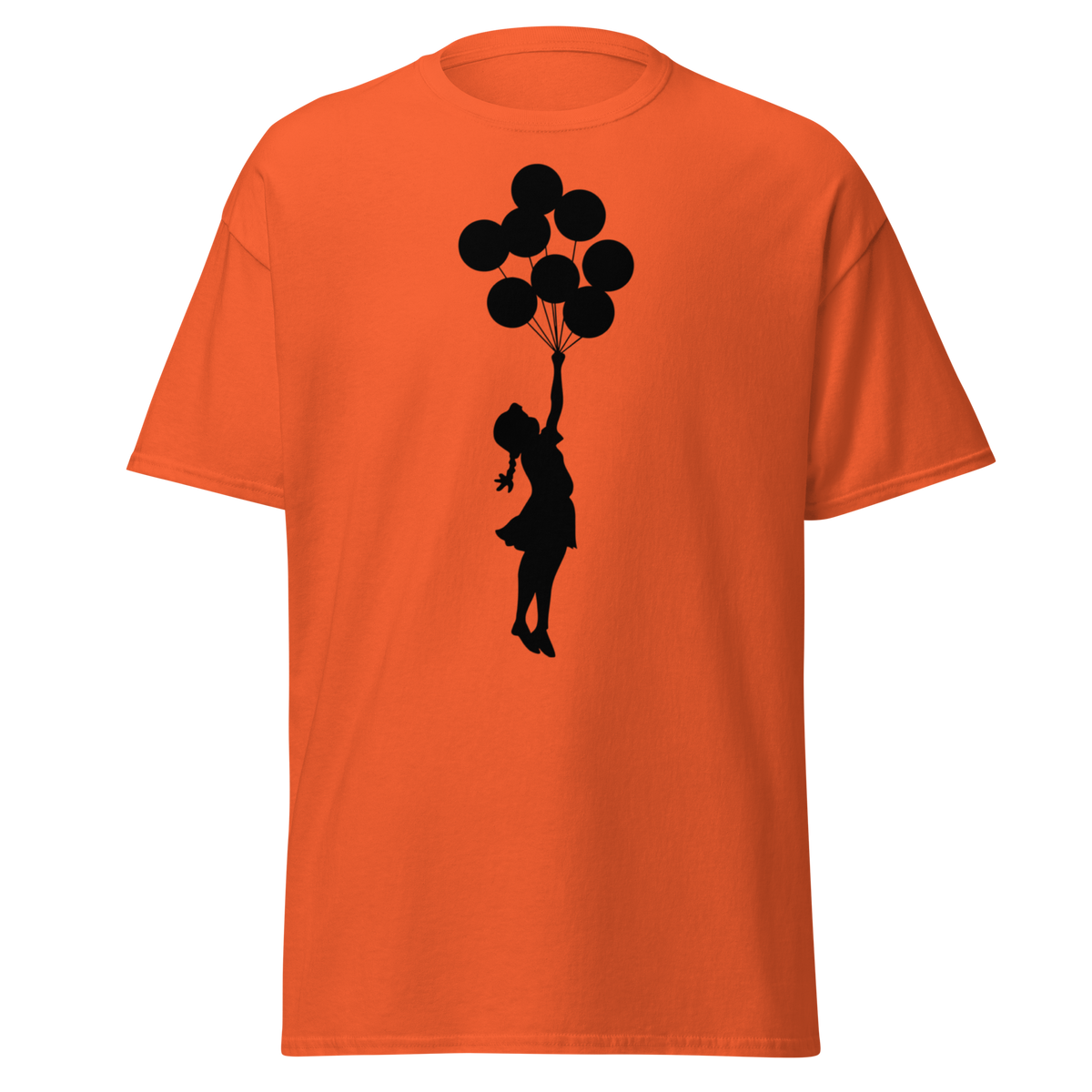 Banksy Palestine Girl With Balloons - Orange