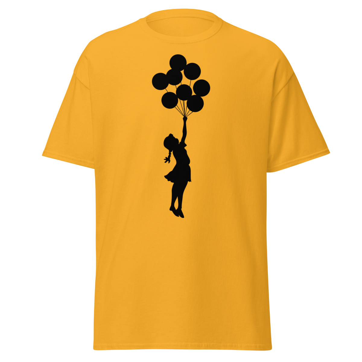 Banksy Palestine Girl With Balloons - Yellow