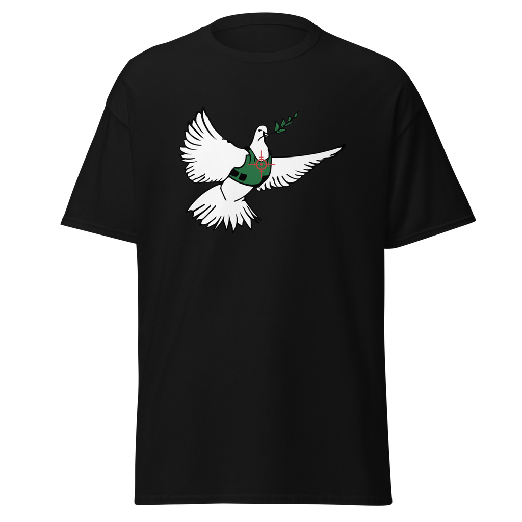 Banksy Peace Dove T Shirt - Black
