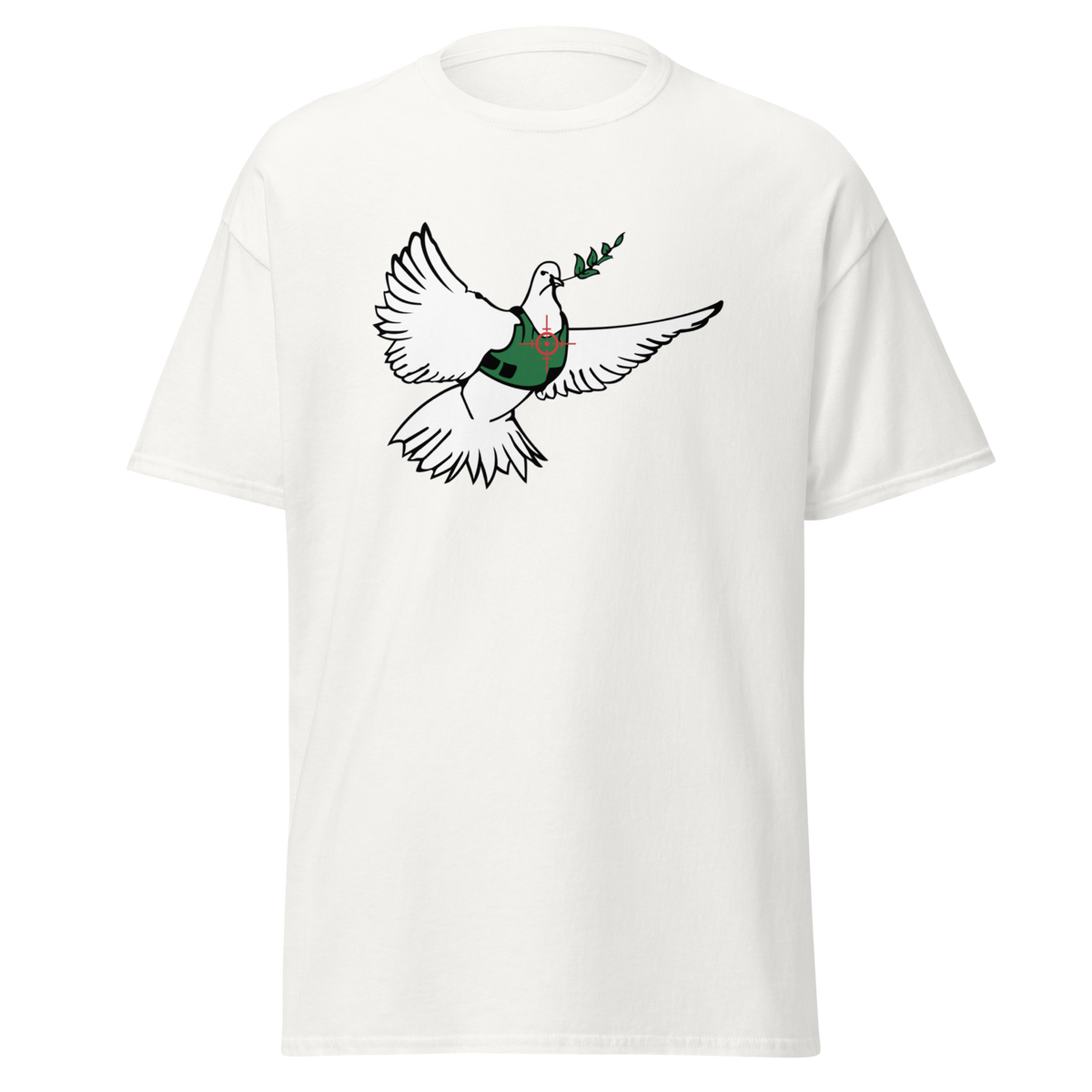 Banksy Peace Dove T Shirt - White