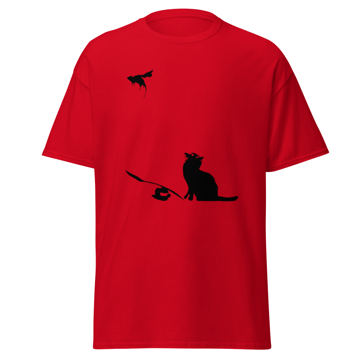 Banksy Ratapult T Shirt - Red