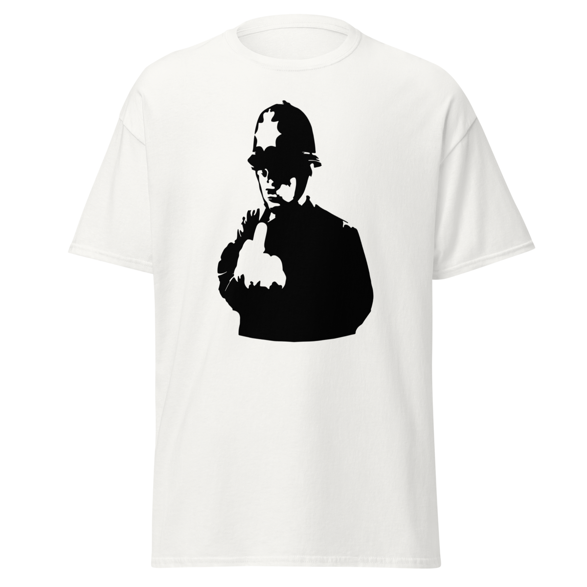 Banksy Rude Copper - White