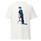 Banksy Statue Of Liberty - White