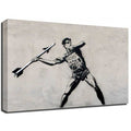 Banksy Canvas Print - Olympic Javelin