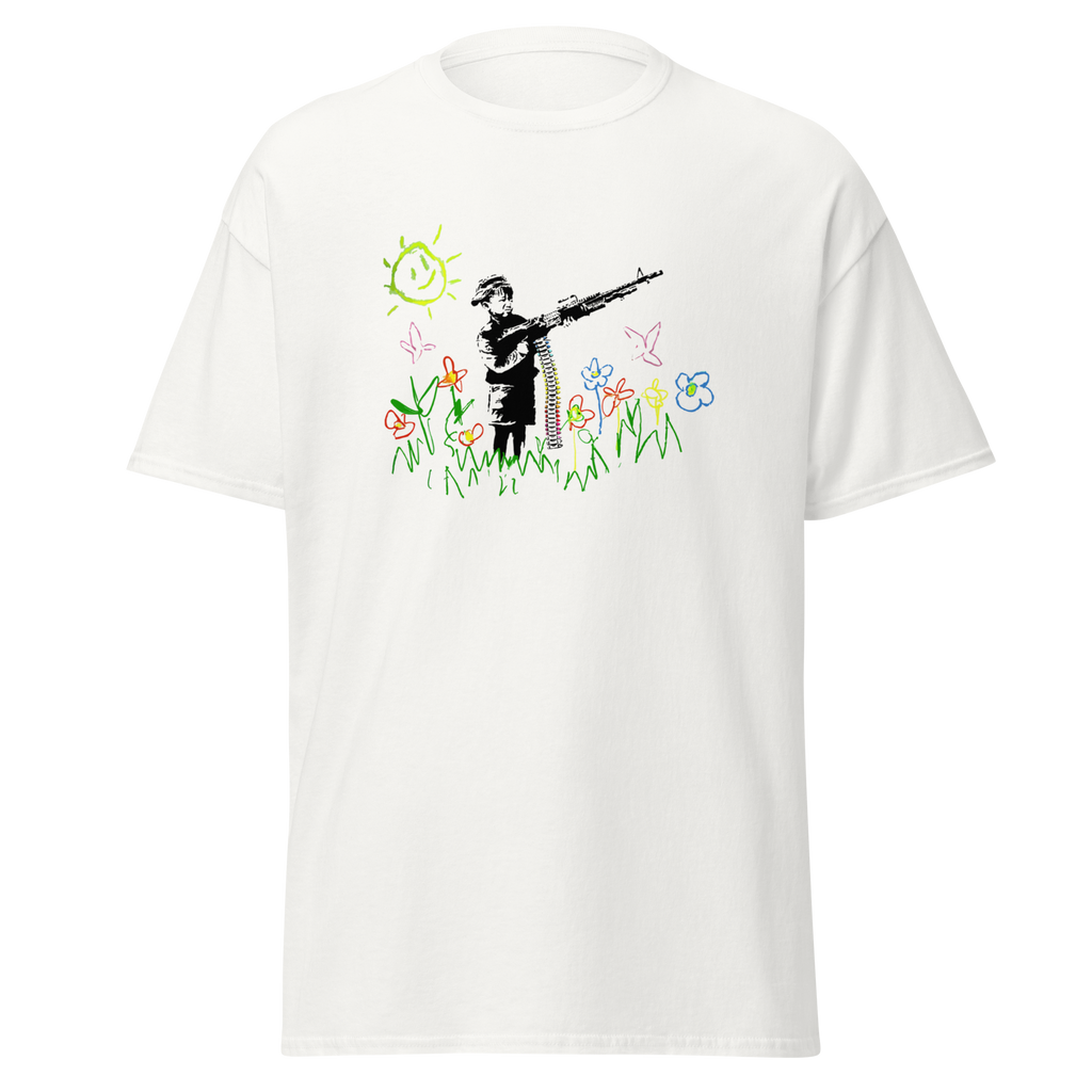 Boy With Gun - White