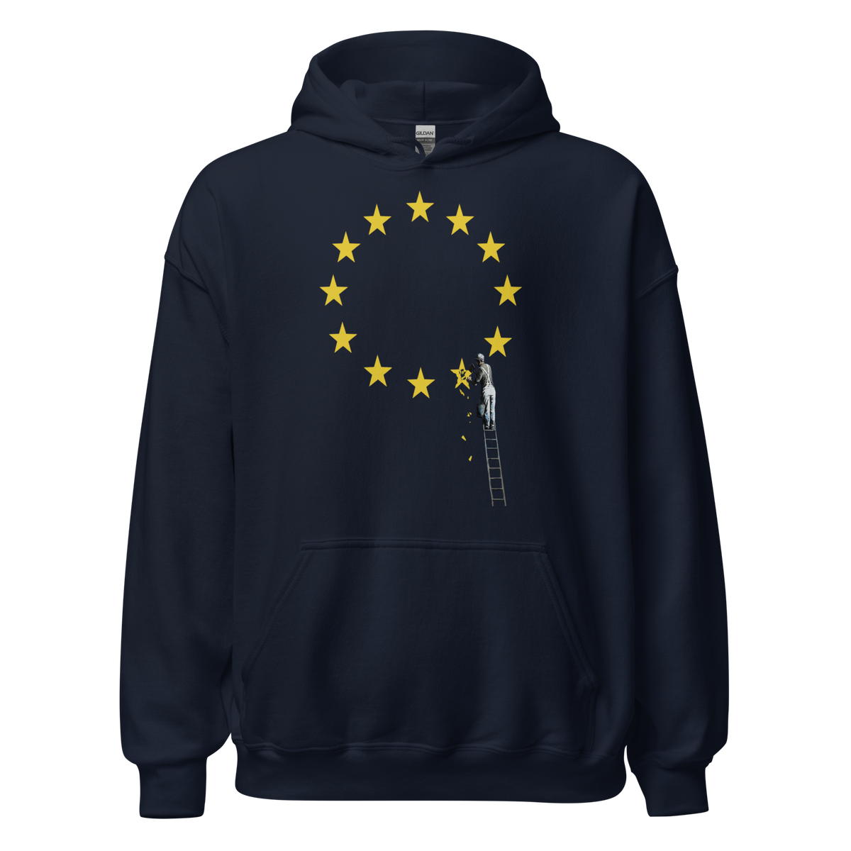 Brexit EU Flag Hoodie - Navy Blue