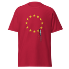 Brexit EU Flag T Shirt - Cardinal Red