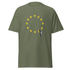 Brexit EU Flag T Shirt - Military Green