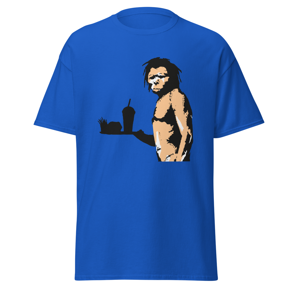 Fast Food Caveman - Royal Blue