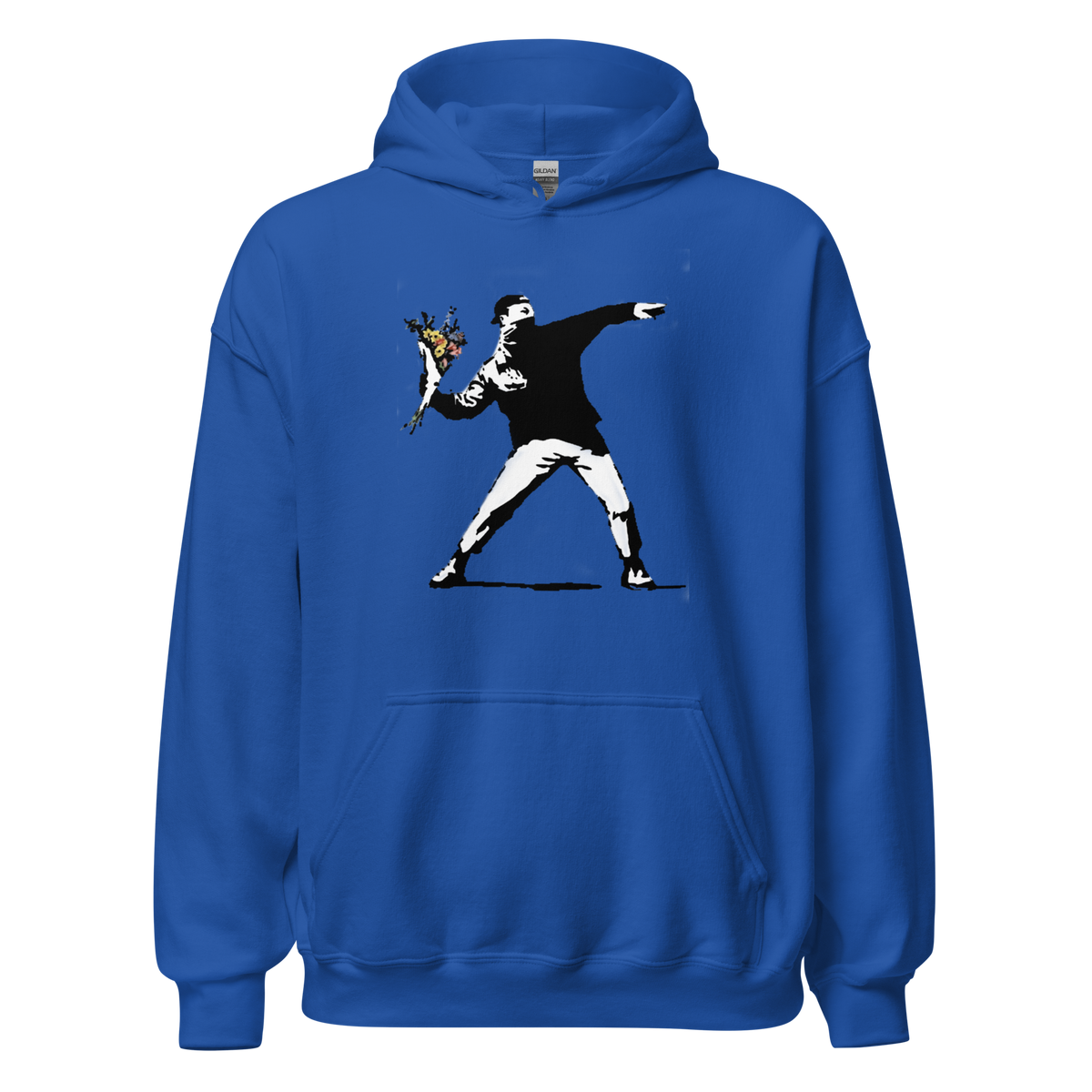 Flower Thrower Hoodie - Royal Blue