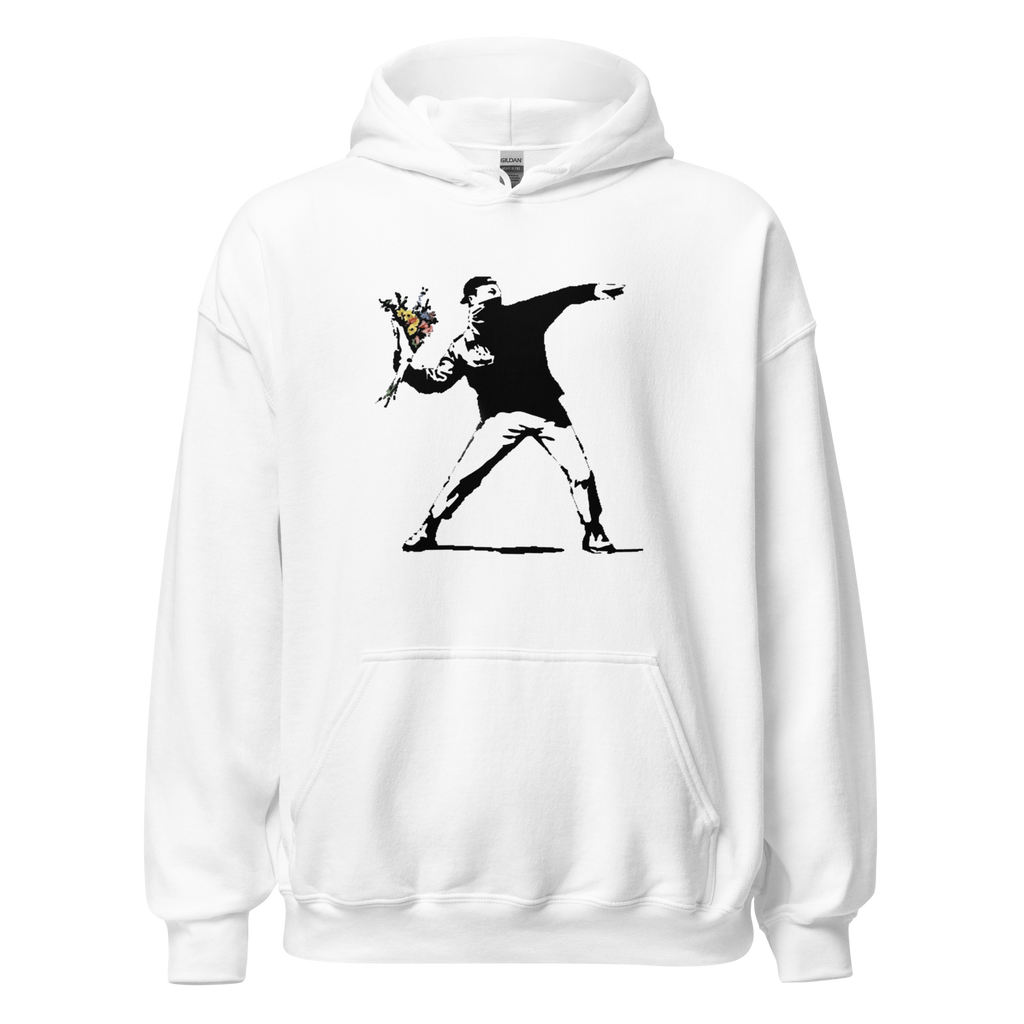 Flower Thrower Hoodie - White