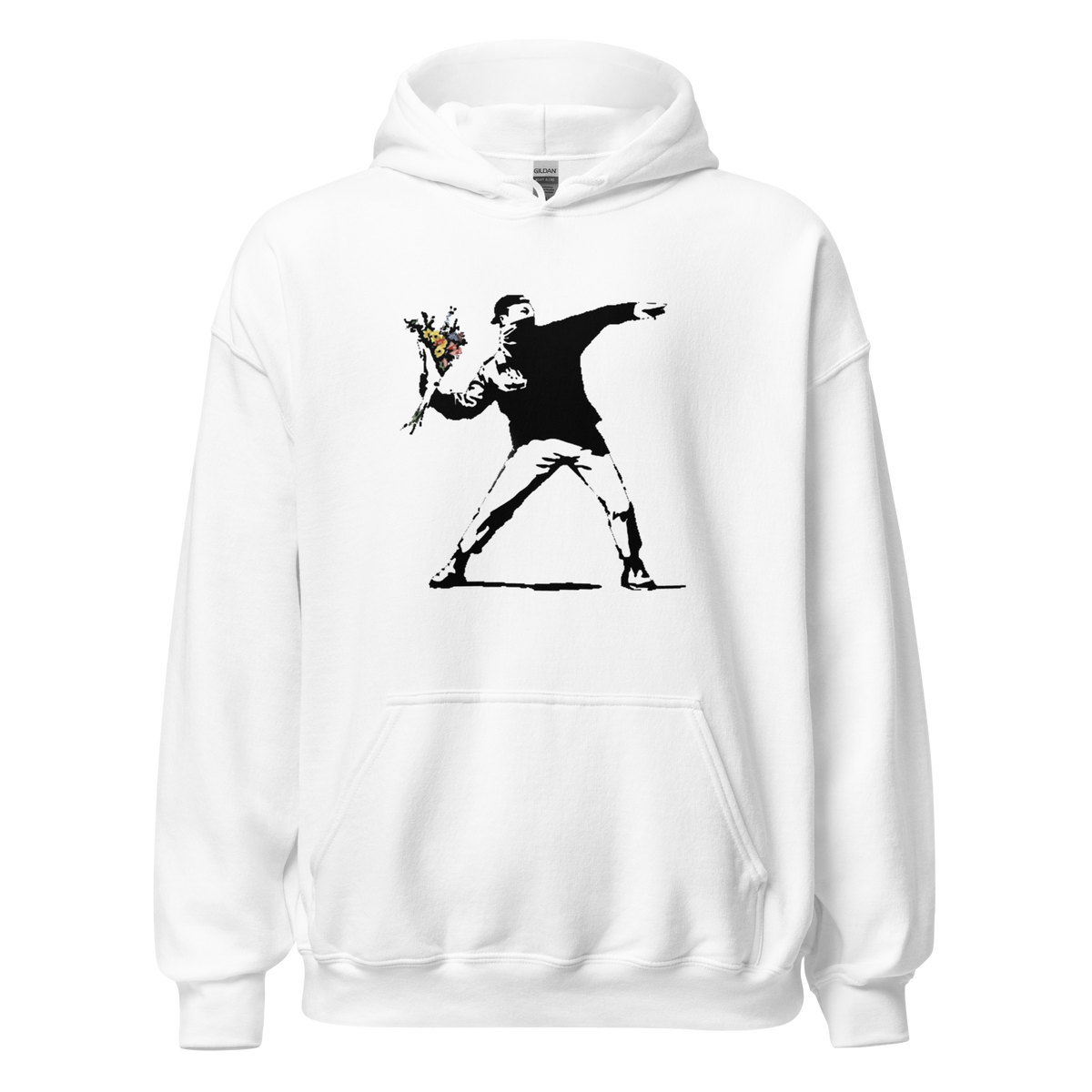 Flower Thrower Hoodie - White