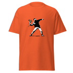 Flower Thrower T Shirt - Orange
