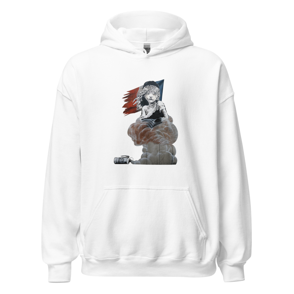 French Revolution Hoodie - White