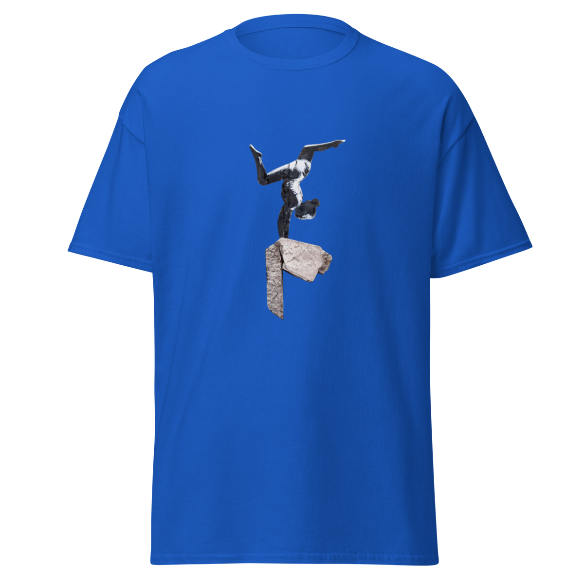 Handstand Gymnast T Shirt - Royal Blue