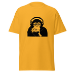 Headphone Chimp T Shirt - Yellow