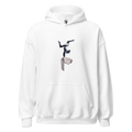 Headstand Gymnast Hoodie - White
