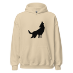 Howling Wolf Hoodie - Sand