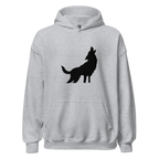 Howling Wolf Hoodie - Sport Grey