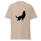 Howling Wolf T Shirt - Sand