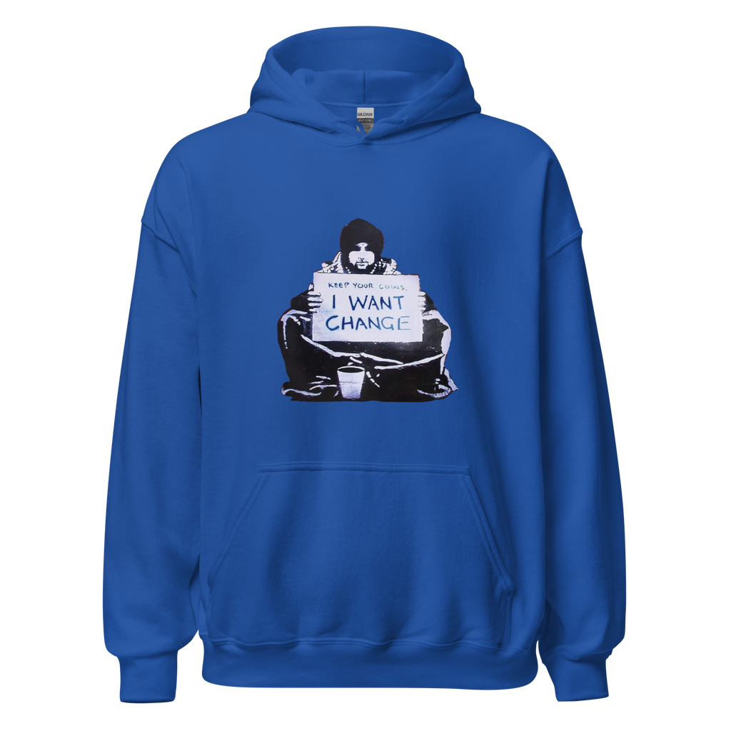 I want change Hoodie - Royal Blue