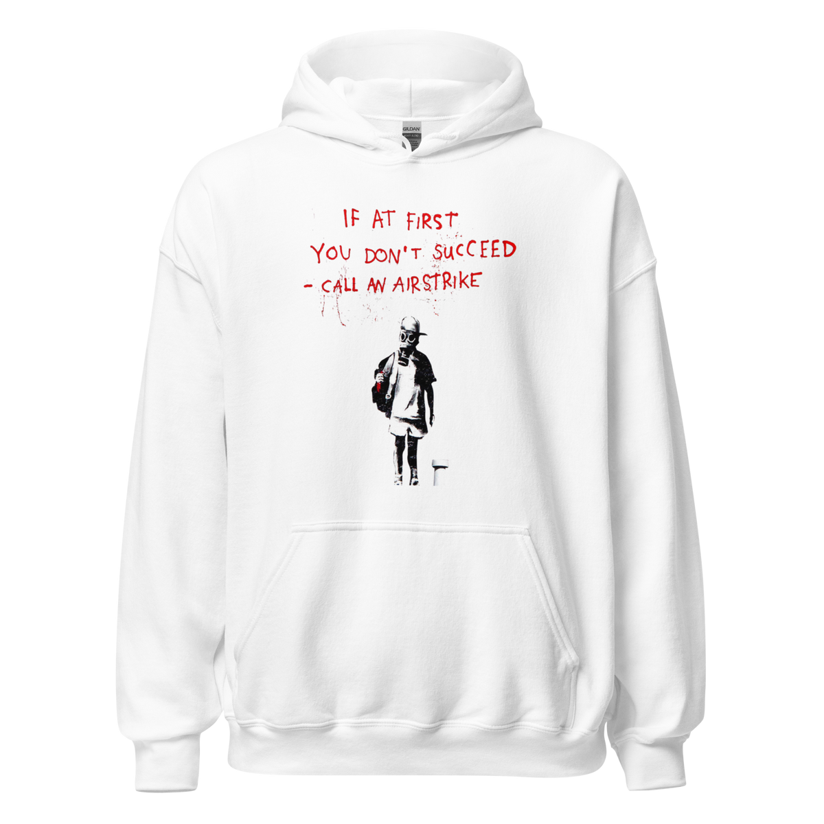 If at first you dont succeed Hoodie - White